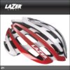 CE認定ヘルメットでは最軽量クラス♪<br>LAZER(レイザー) Z1 ホワイトレッド ロードバイク ヘルメット 送料無料