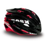 かぶり心地重視のKASK最高級ロードヘルメット♪<br>KASK(カスク) VERTIGO ヴァーティゴ ブラック / レッド Mサイズ ロードバイク ヘルメット 送料無料