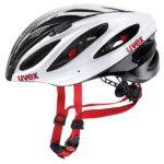 JCF公認ヘルメット♪<br>UVEX(ウベックス) BOSS RACE ホワイト/ブラック ロードバイク ヘルメット 送料無料