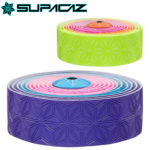 グリップと耐久性に優れたバーテープ♪<br>SUPACAZ(スパカズ) バーテープ　SUPER STICKY KUSH　マルチカラー (ネオン3色)